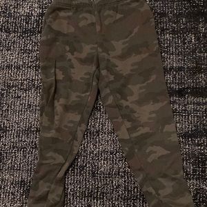 Green camo medium size pants. Location Marin CA USA